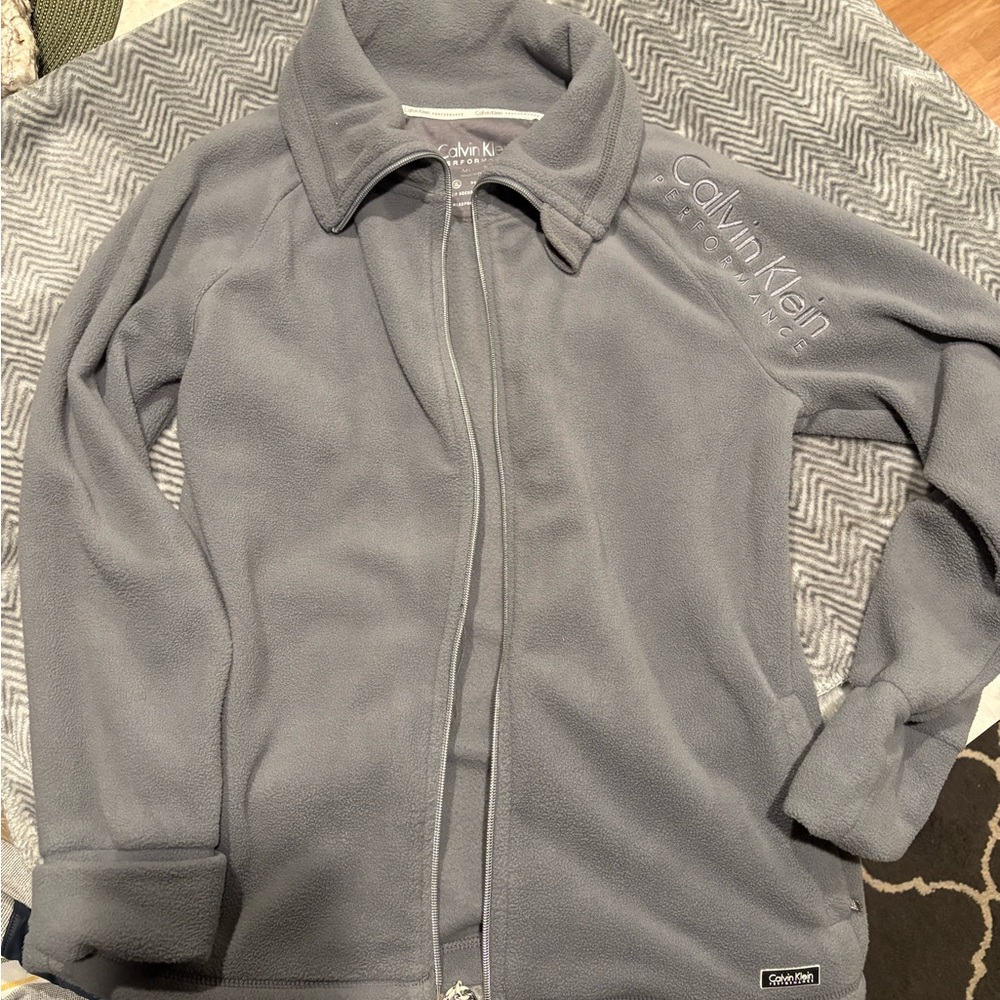 Calvin Klein Performance Charcoal Jacket